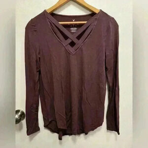 American Eagle Outfitters Soft & Sexy women’s pullover long sleeve top size M